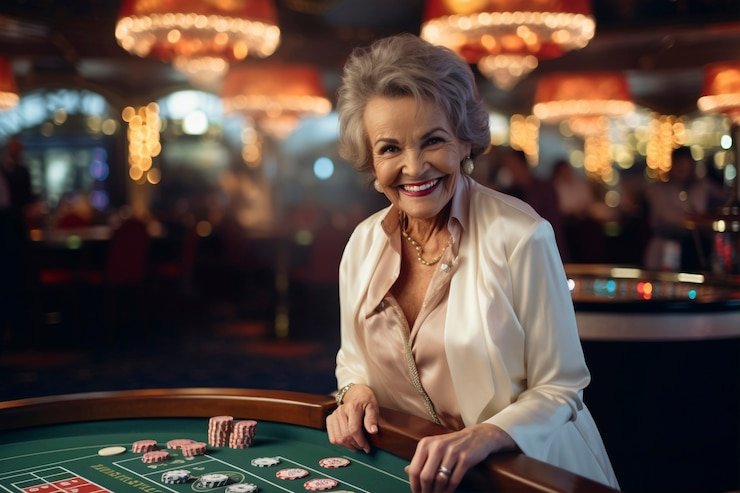 okta138 platform showing live blackjack dealer on mobile screen with account dashboard